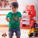 Kinder T-Shirt "Verrückt nach Bagger"