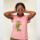 Damen T-Shirt "Krokodil"