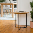 Beistelltisch "Eiche" schwarz