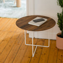 Beistelltisch "Nußbaum" weiß