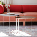 Beistelltisch "Nußbaum" weiß