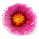 Handgefertigte Dekoschale aus Epoxidharz – Blütenform