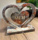 Personalisiertes Deko-Herz aus Epoxidharz