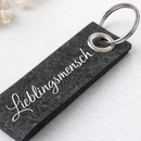 Schlüsselanhänger aus Filz