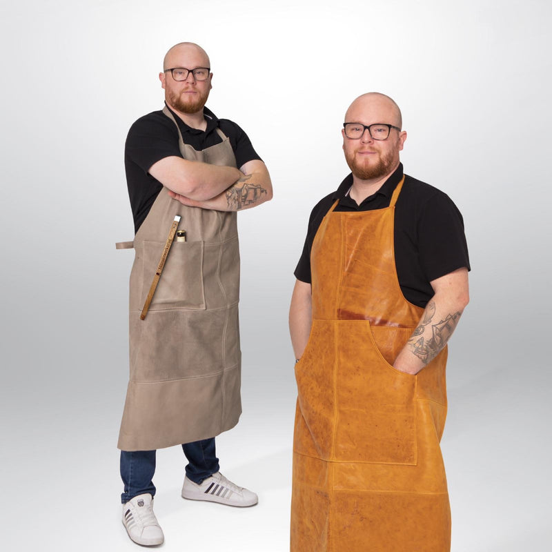 Grillschürze Leder