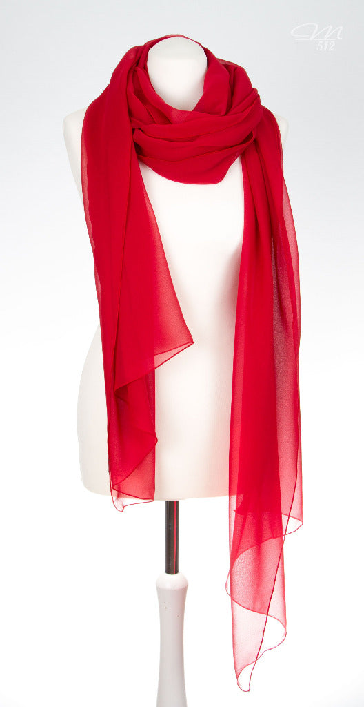 Seidenschal Red Romance