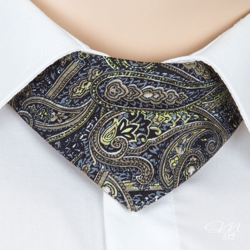 No Tie  Paisley Dunkel