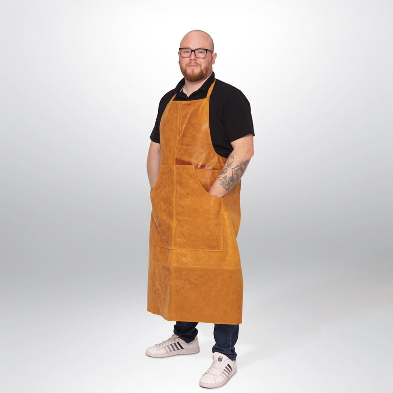 Grillschürze Leder