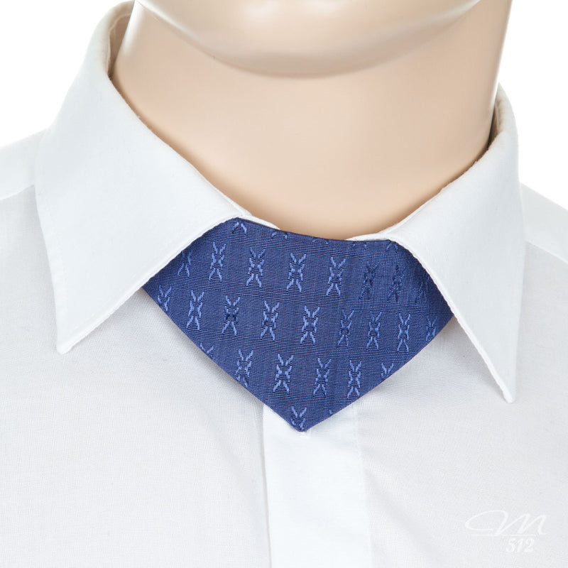 No Tie  Blau