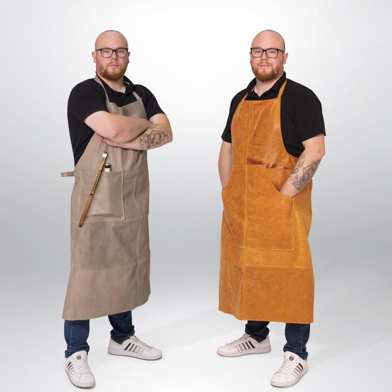 Grillschürze Leder