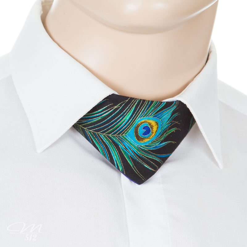 No Tie  Pfauenfeder