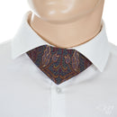 No Tie Jacquard Blau