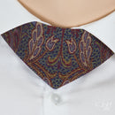 No Tie Jacquard Blau