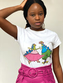 Damen T-Shirt "Dinosaurier"