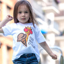 T-Shirt "Verrückt nach Schokoeis"