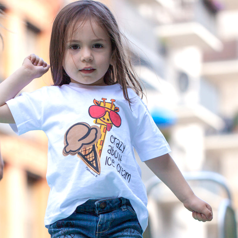T-Shirt "Verrückt nach Schokoeis"