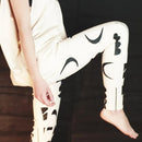 Hand-printed Leggins