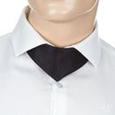 No Tie Grau Kontrastnaht