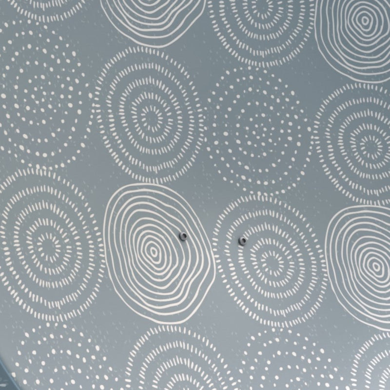 Satellitenschüssel "Kreis" grau